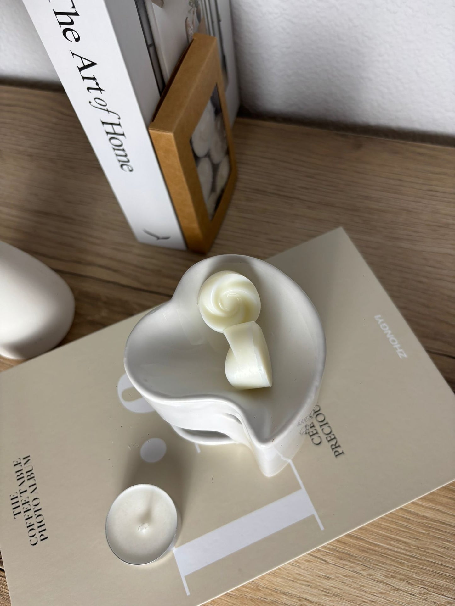 Quemador Corazón Blanco