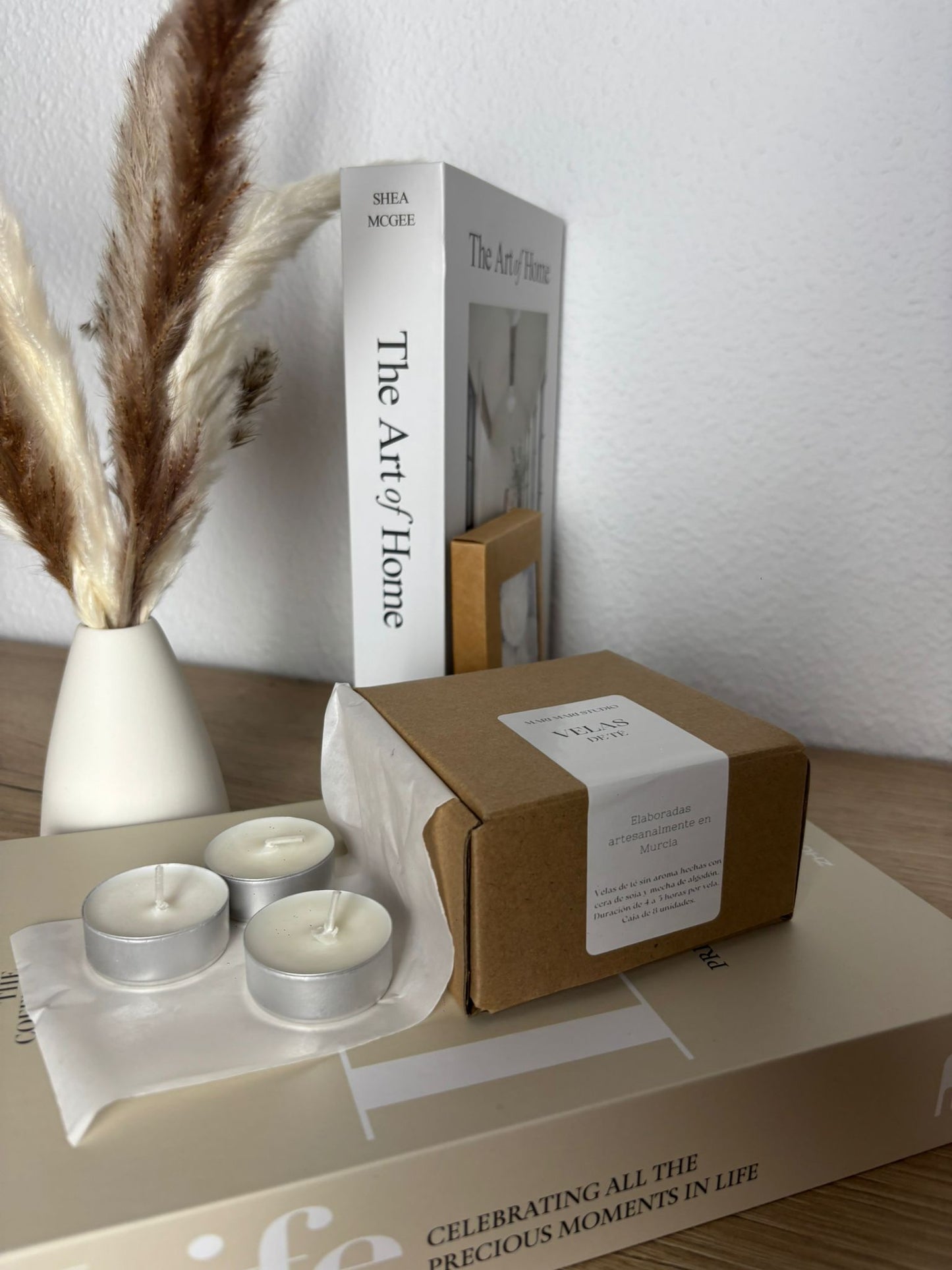 Velas de Té de Cera de Soja