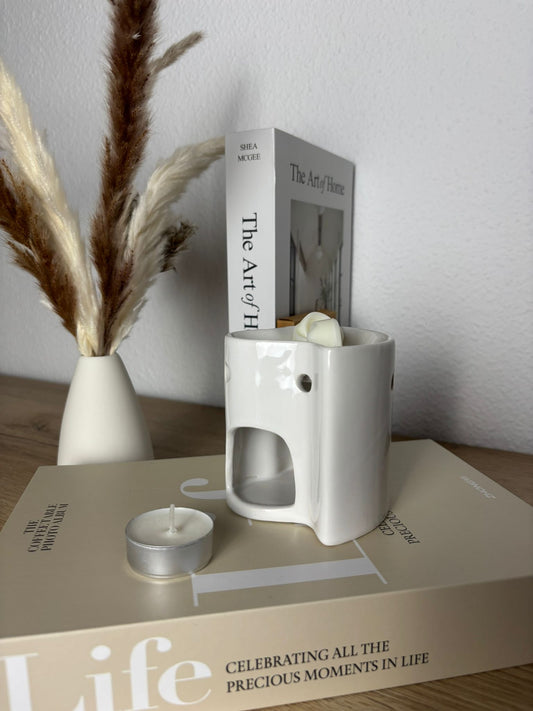 Quemador Corazón Blanco