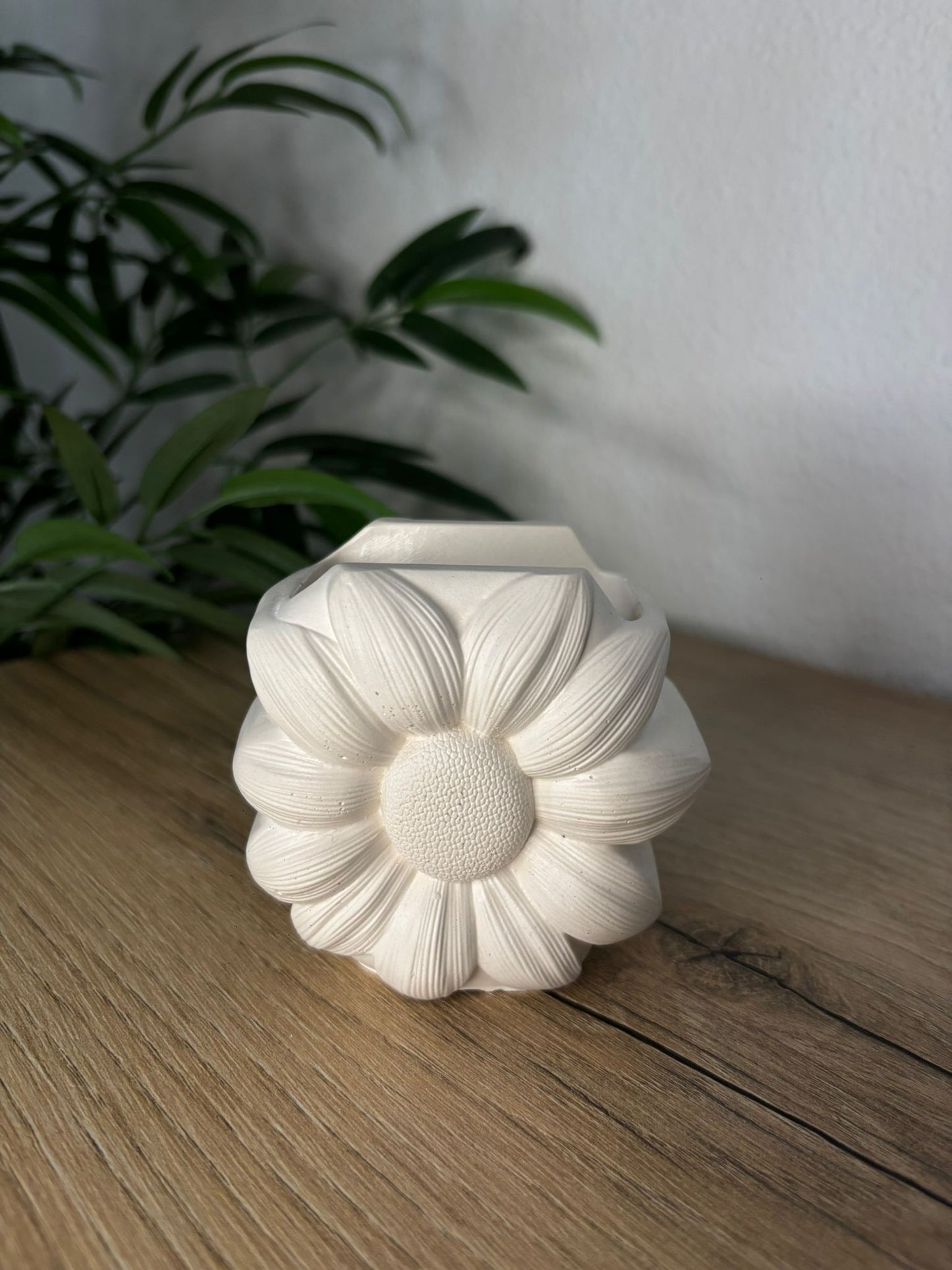 Jarrón Cemento Flor