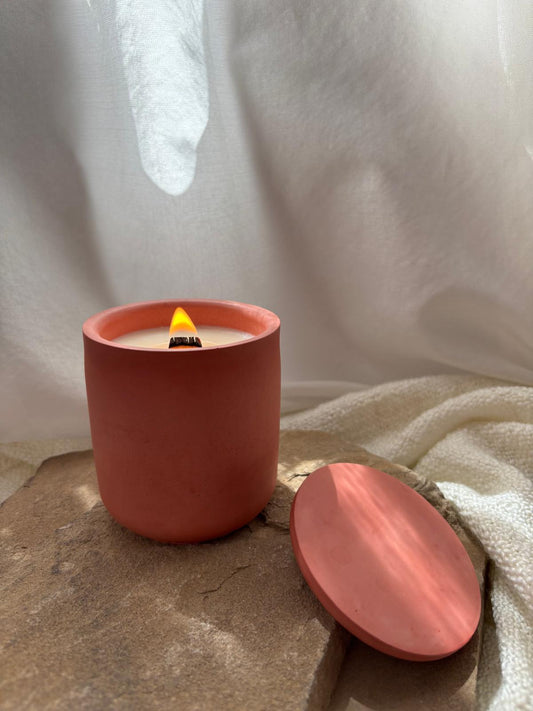 Vela Basic - Pétalos de Vainilla