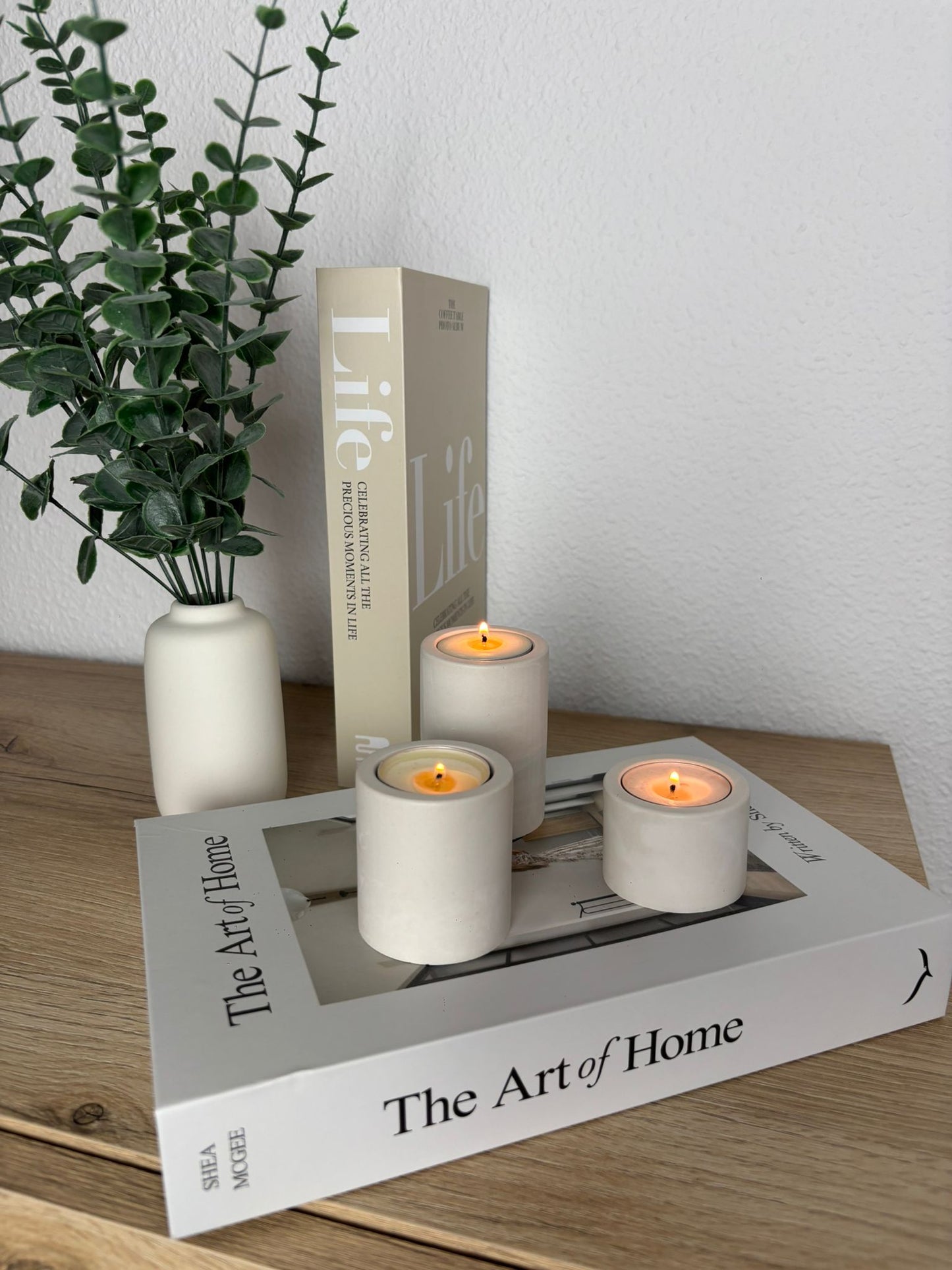 Trío Portavelas Cement