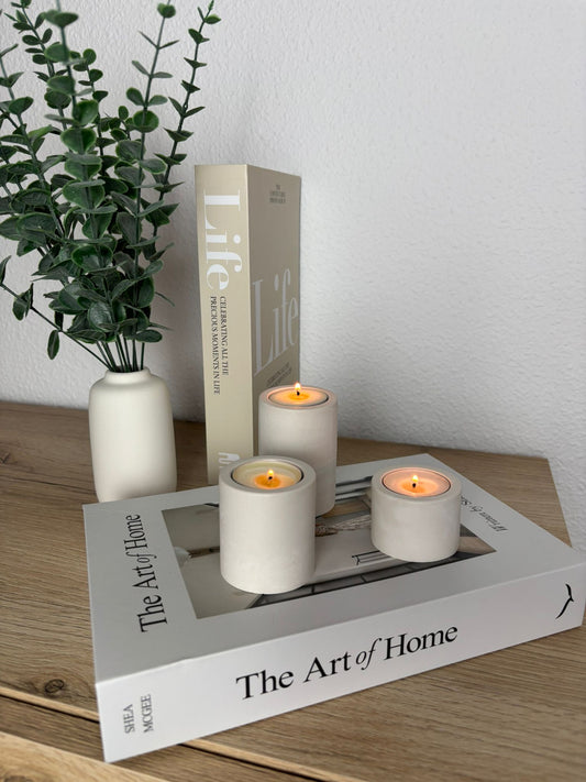 Trío Portavelas Cement