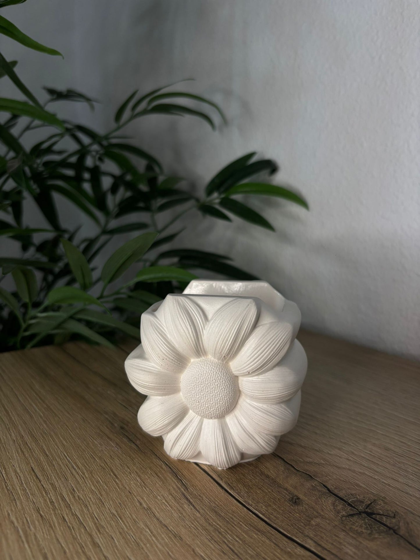 Jarrón Cemento Flor