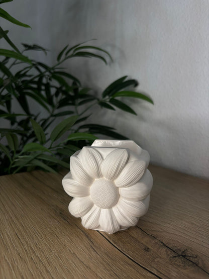 Jarrón Cemento Flor