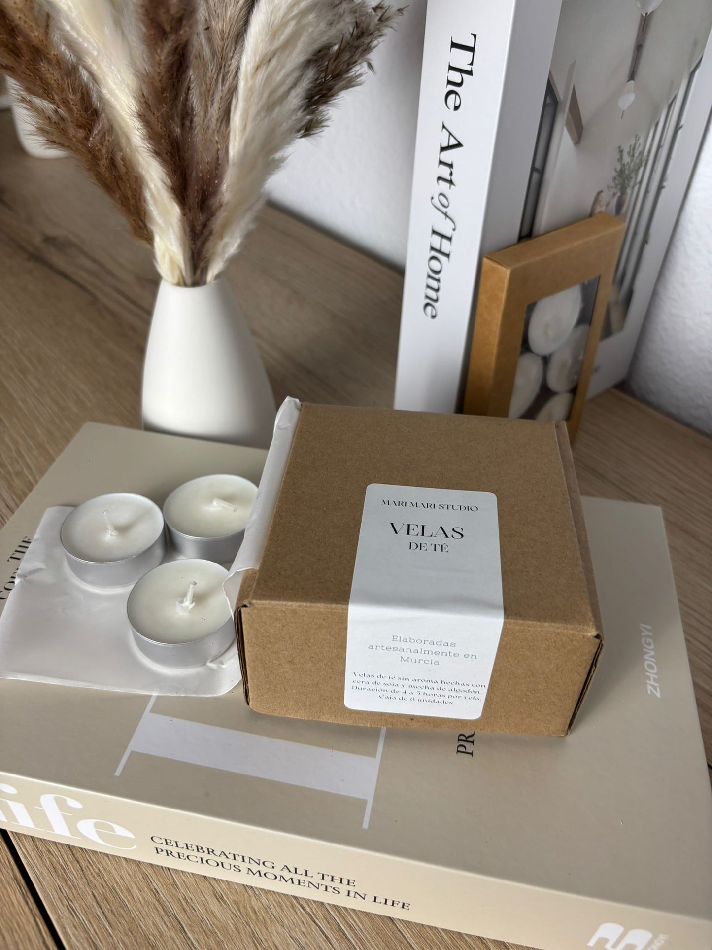 Velas de Té de Cera de Soja