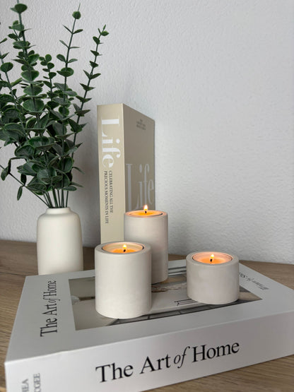 Trío Portavelas Cement